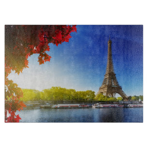 Höstnot i Paris med Eiffel Torn på hösten