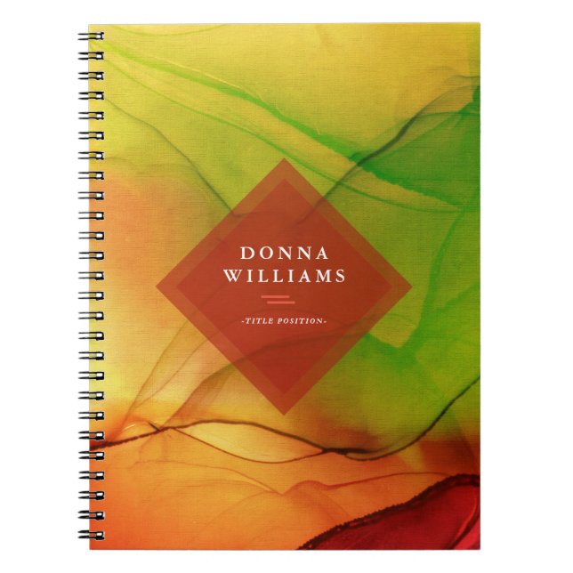 Höstodysse bläckhornsbakgrund anteckningsbok (Framsidan)