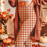 HöstOrangen Gingham Checkered Play Leggings<br><div class="desc">En klassisk höstens orange gingham schaktade mönster perfekt för att lägga till en liten bit säsong charm. Den här tidlösa designen har ett djärvt, rustiskt utseende med sin orange och vita gingham mönster, som är perfekt för dem som faller under kärlek-temat decor eller mode. Vare sig du tittar krydda upp...</div>