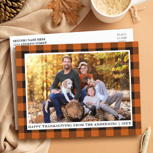 HöstOrangen Play Photo Happy thanksgiving Vykort