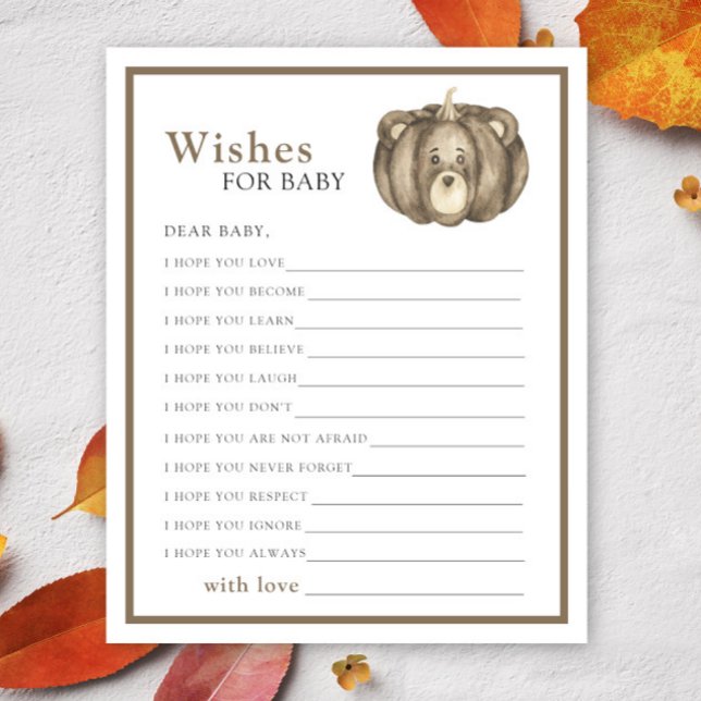 Höstpumpa Björn - Festspel | önskningar för bebis (Skapare uppladdad)