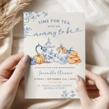 Höstpumpa Chinoiserie Baby Shower Tekumpa