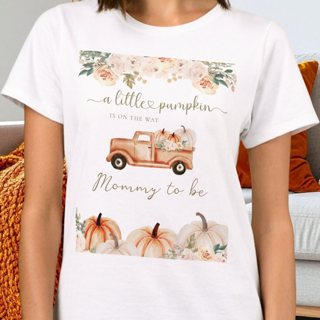 Höstpumpa Lastbil Mamma för att bli babyåda T Shirt (Skapare uppladdad)