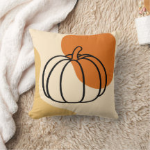 Höstpumpa med Orange-blob och Abstrakt