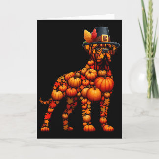 Höstpumpa Pugsform Cane Corso Söt form Än Kort