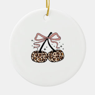 Höstpumpa, Pumpa Körsbär, Leopard Pumpa, P Julgransprydnad Keramik