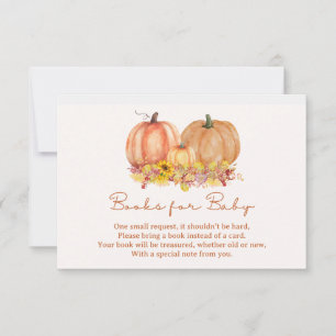 Höstpumpaböcker för Babykort – Boho höst Tack Kort