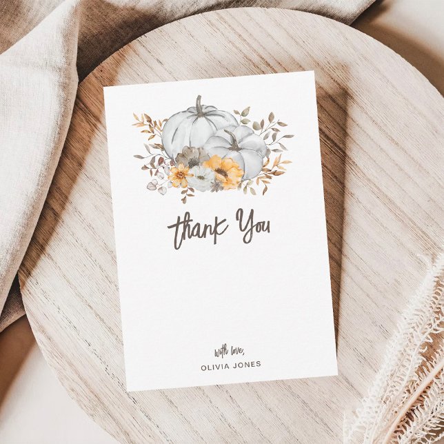 Höstpumpor Baby Tack Anpassad kort (Skapare uppladdad)