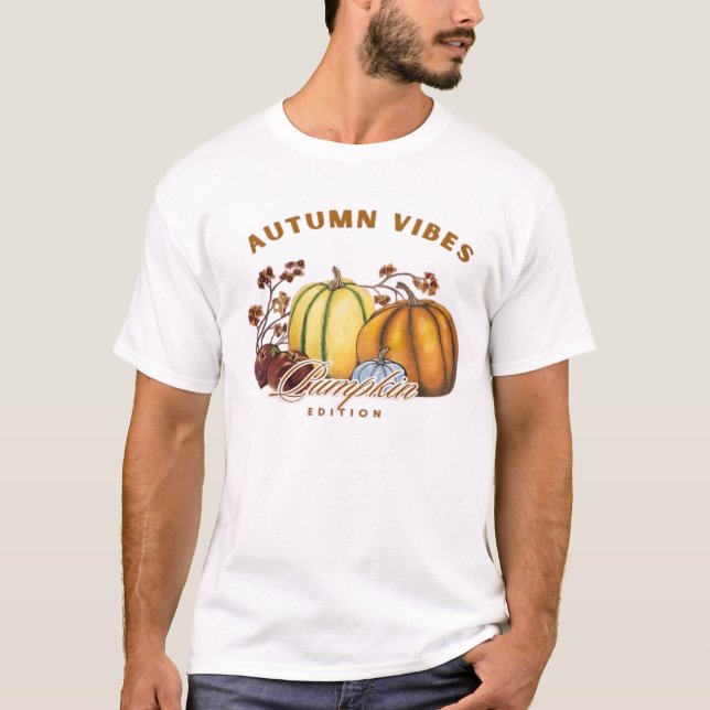 Höstpumpor Klassisk T-Shirt.png T Shirt (Framsida)