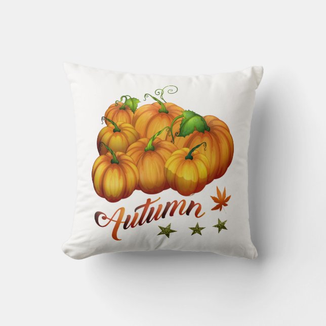 Höstpumpor Kudde (Framsida)