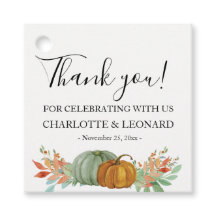 Höstpumpor tack tag