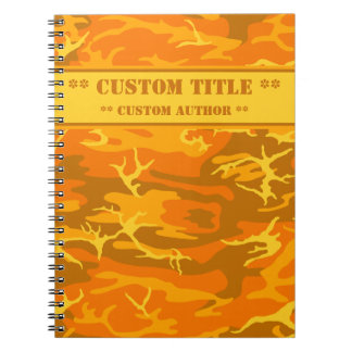 Höstpunktskamera för bärbara Orangar med rubrik/fö Anteckningsbok