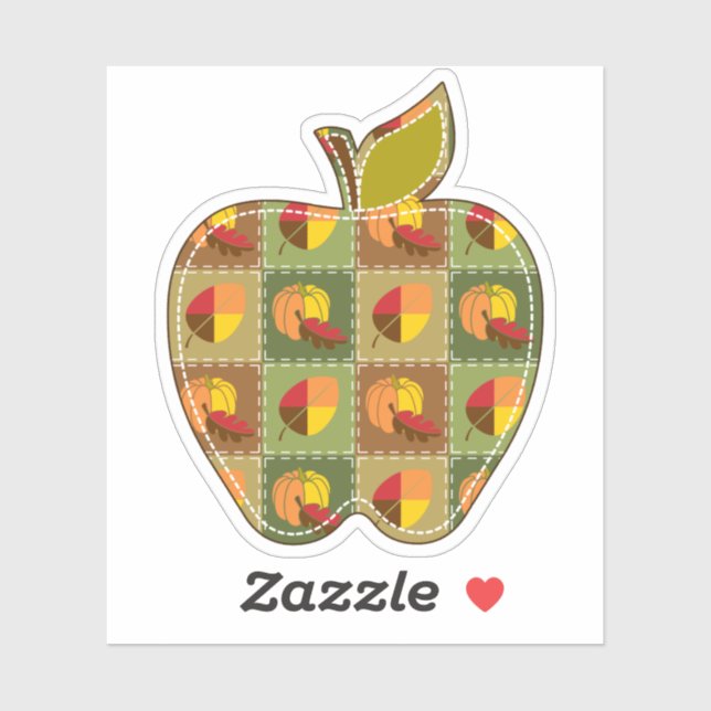 Höstpunktskontursymbol Klistermärken (Ark)