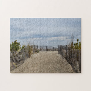 Höstpussel vid stranden pussel