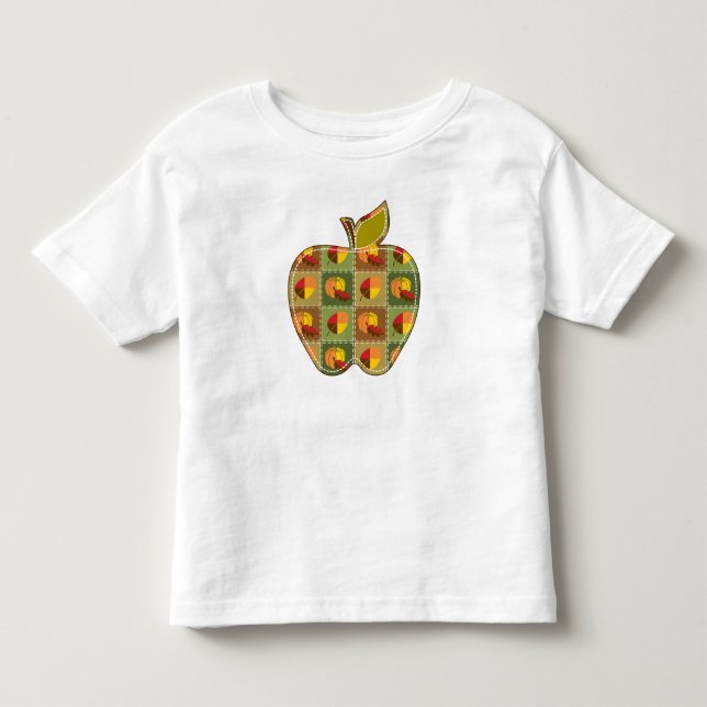 Höstquilt Barn- och babyskjorta Tee Shirt (Framsida)