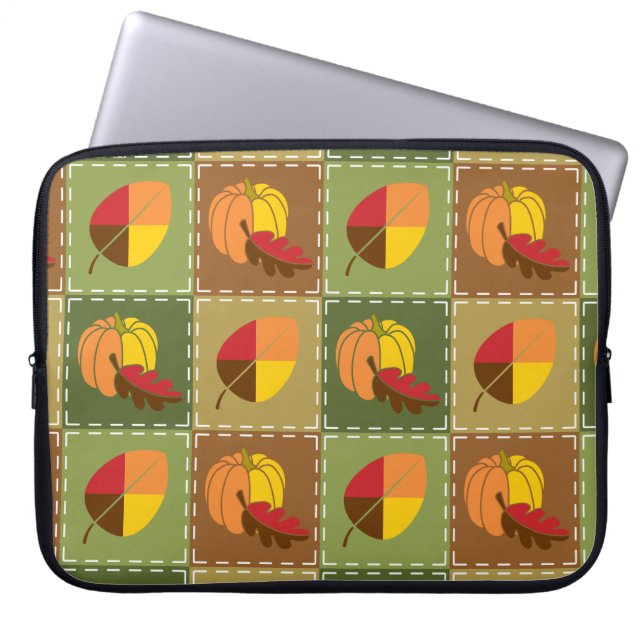 Höstquilt Laptopfodral Laptop Fodral (Framsidan)