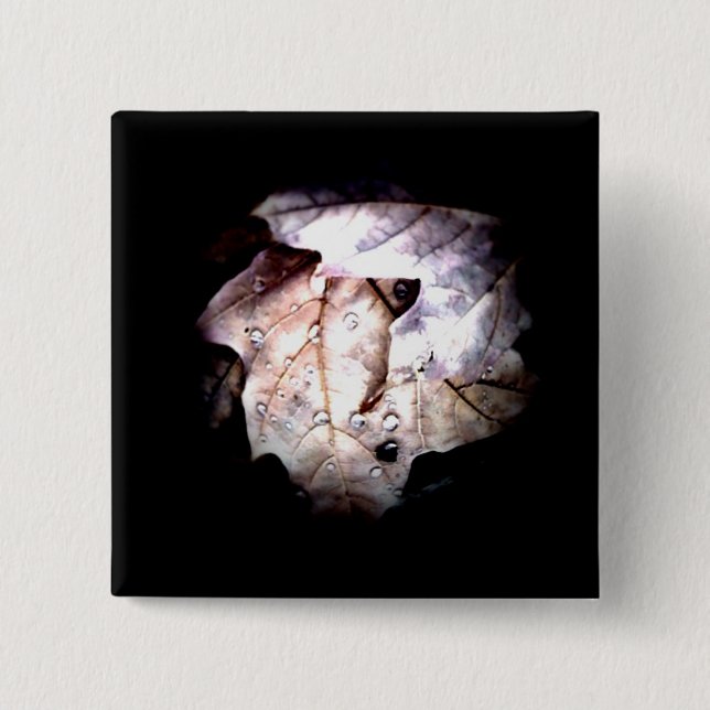 HöstRaindrops 1 knäppas Knapp (Framsida)