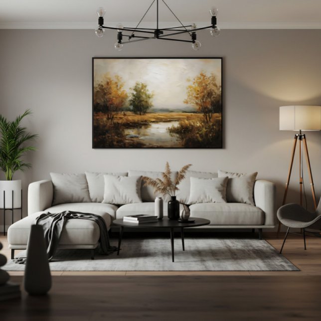 Höstreflektioner Canvastryck (Skapare uppladdad)