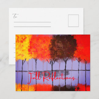 Höstreflektioner vykort