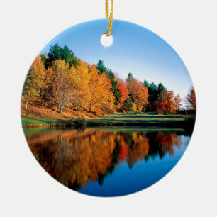 Höstreflexioner Vermont Julgransprydnad Keramik