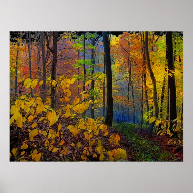 Höstregn, poster (Framsidan)