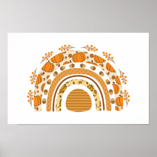 Höstregnbåge Poster
