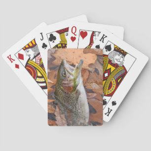 Höstregnbågeforell Casinokort