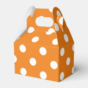 Höstsäsong Vit Polka Dot Mönster favoritruta Presentaskar