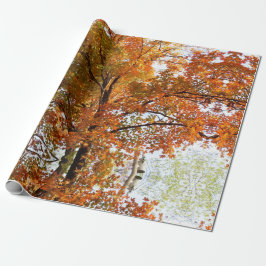 Höstsäsongsskarv för abstrakt Träd eller Presentpapper