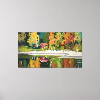 Höstserenitet Canvastryck