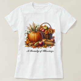 Höstsesongens överflöd av välsignelser damer  t shirt