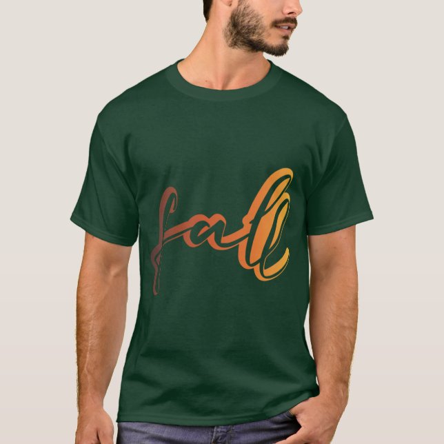 Höstskjorta Oversized T Shirt (Framsida)