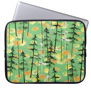 Höstskogen: Sömlös naturlig skönhet Laptop Fodral