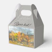 Höstskogens orange guld