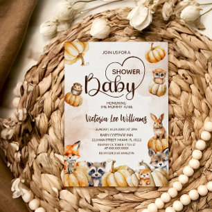 Höstskogs Baby Shower Inbjudningar