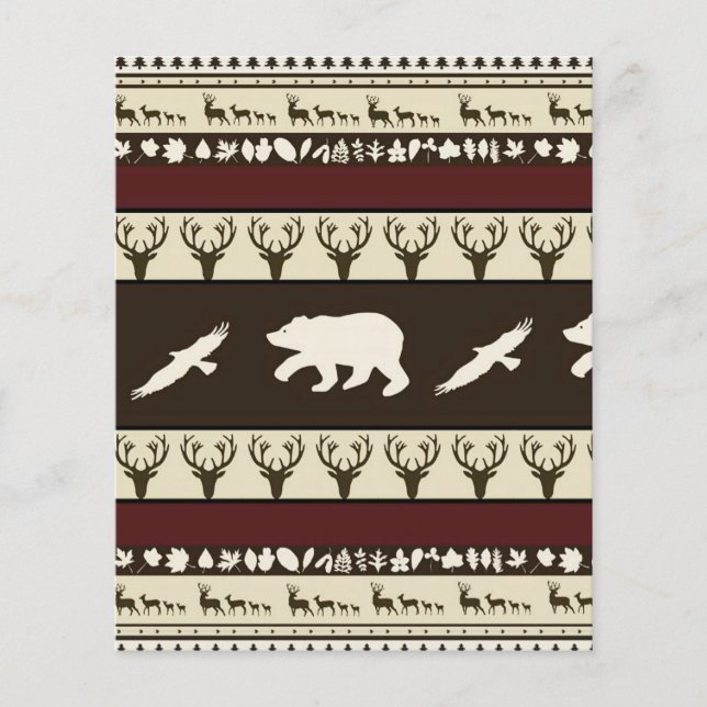 Höstskogs scrapbook bakgrund (Framsida)