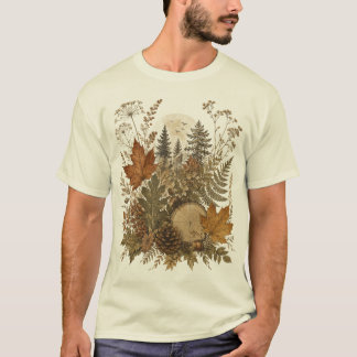 Höstskogsbotanik Vintage Herr T-Shirt