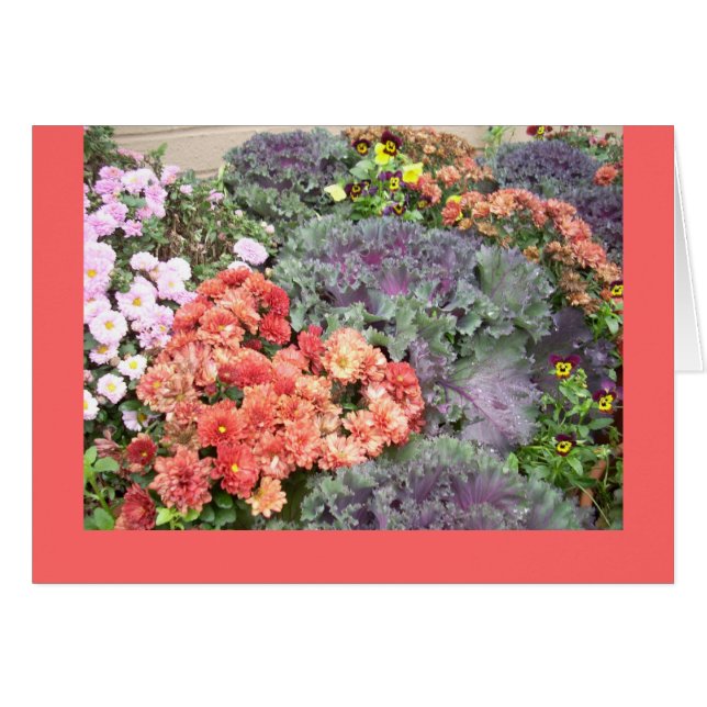 Höstskönhet Hälsningskort (Framsidan Horizontal)