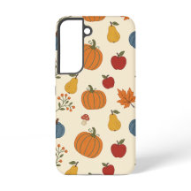 Höstskörd Pumpa Frukt Mönster Fodral