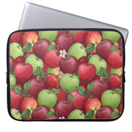Höstskörd Vattenfärg Äppelmönster Laptop Fodral