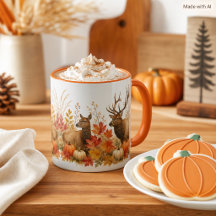 Höstskörd Vilda djur Älg och pumpor Kaffe