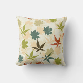 Höstskuggor i Teal Rust Grönt Dekorativ kudde