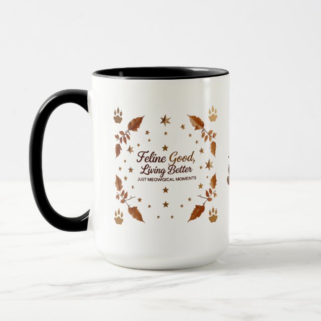 Höstskydd - Kattdjur Bra Combo Mugg (15 oz) (Vänster)