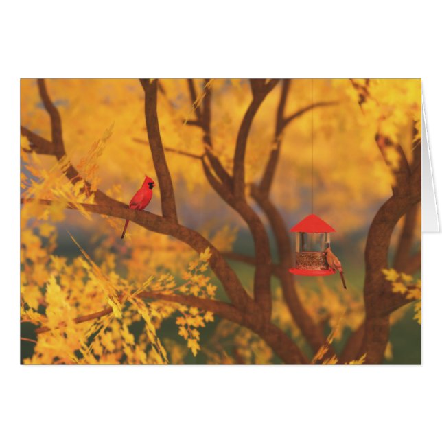 Höstskyddskort Hälsningskort (Framsidan Horizontal)