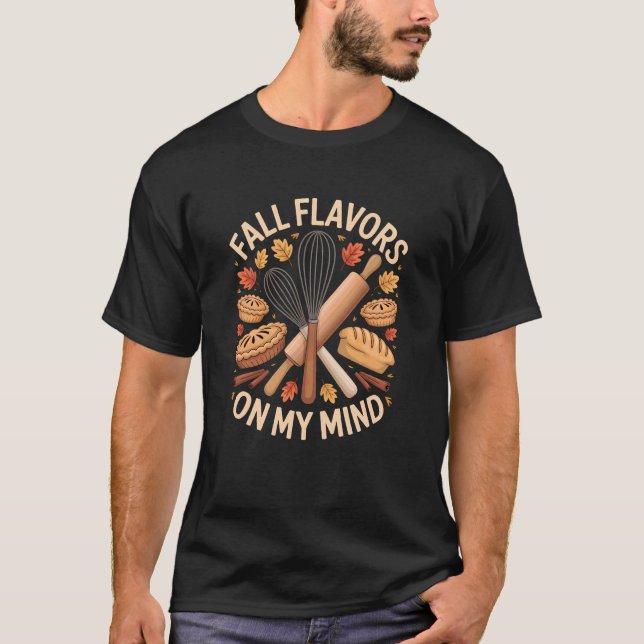 Höstsmaker Höst Bröd Bakning Säsong T Shirt (Framsida)