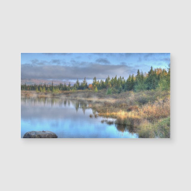 Höstsoluppgång vid Moosehead Lake Maine (Framsida)