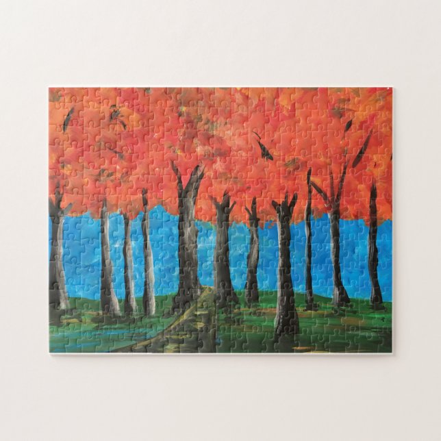 Höstspårning Pussel (Horisontell)