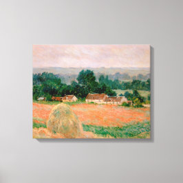 Höststack i Giverny - Claude Monet - 1886 Canvastryck