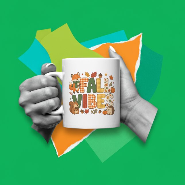 Höststämning Bokstavsblock Kaffemugg (Skapare uppladdad)