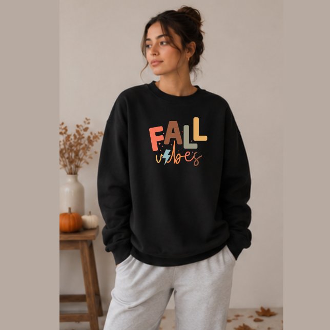 Höststämning Crewneck Grafisk Tröja (Skapare uppladdad)